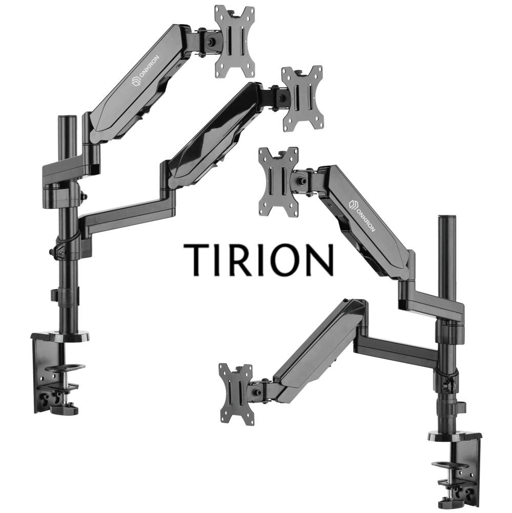 Кронштейн (держатель) ONKRON G140 для двух мониторов 13