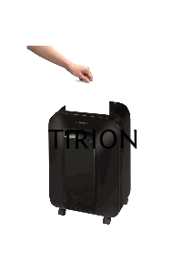 Шредер Fellowes PowerShred LX200 черный (секр.P-4)/перекрестный/12лист./22лтр./скрепки/скобы/пл.карты