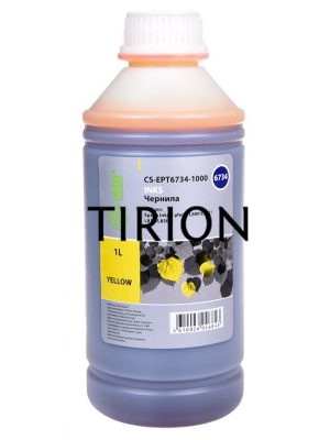 Чернила Cactus CS-EPT6734-1000 желтый 1000мл для Epson L800/L810/L850/L1800