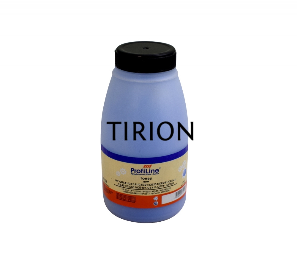 Тонер PL-CB541/CE311/CE321/CE251/CE261/CE741/CB401/CC531/CE401/CE411/CF211/CF351 для HP CLJ CP 1215/1515/1025/1525/3525/4025/5225/4005/2025/M551/351/251/176/Canon LBP5050 Cyan 45 гр (H101) ProfiLine Фасовка РФ (химический)