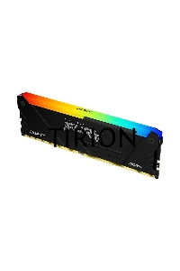 Оперативная память Kingston Fury Beast, DDR4, 16GB (1x16GB), 3200MHz, CL16, радиатор, RGB, чёрный