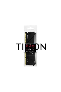 Оперативная память Kingston Fury Beast, DDR4, 16GB (1x16GB), 3200MHz, CL16, радиатор, RGB, чёрный