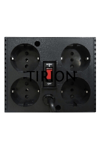 Стабилизатор напряжения Powercom Voltage Regulator, 3000VA, Black, Schuko