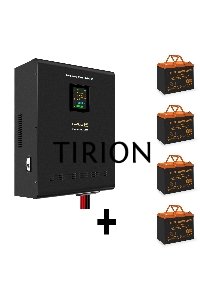 Комплект Источник бесперебойного питания EX296005RUS + батарея 75Aч EX285653RUS 4шт (инвертор, синус, для котла, настенный) ExeGate FineSine SX-7000.LCD.AVR.2SH.T <7000VA/5000W, чистая синусоида, цветной LCD-дисплей, AVR, 2*Schuko+клеммы, линейно-интеракт