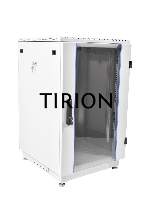 Шкаф коммутационный ЦМО ШТК-М-18.6.6-1ААА 18U 600x600мм пер.дв.стекл задн.дв.стал.лист 2 бок.пан. направл.под закл.гайки 270кг серый