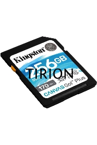 Карта памяти Kingston 256GB SDXC Canvas Go Plus 170R C10 UHS-I U3 V30 EAN: 740617301519