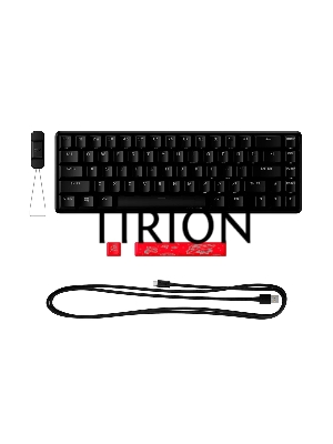 Клавиатура игровая HyperX Alloy Origins 65 Aqua (RUS)