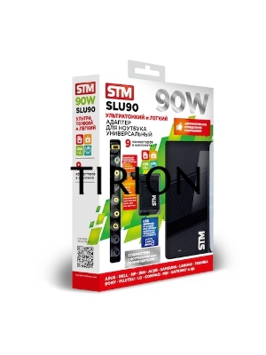 Универсальный адаптер для ноутбуков на 90Ватт/ NB Adapter STM SLU90, 90W, Car adapter