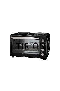 Мини-печь Великие реки Днепр-1, черный, 3200 Вт, 30 л, 2 конфорки