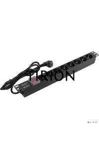Блок розеток горизонтальный ExeGate ServerPro PDU-19H802 Al-8S-EU1.8-SW, 19