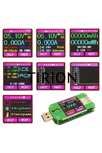 USB тестер UM24C с цветным экраном и bluetooth oem