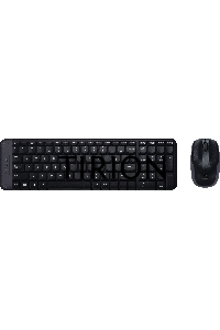 Клавиатура + мышь Logitech MK220 клав:черный мышь:черный USB беспроводная