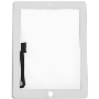 Сенсорное стекло (тачскрин) для iPad 3/4 белое OEM