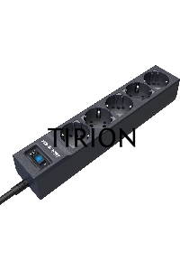 Сетевой фильтр Pilot sG-Max 5 outlets (GP), 15А/3.3 kVt, automatic circuit-breaker, 7 m, gfaphite