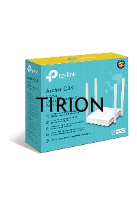 Роутер беспроводной TP-Link Archer C24 AC750 10/100BASE-TX белый