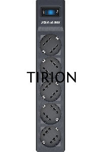 Сетевой фильтр Pilot sG-Max 5 outlets (GP), 15А/3.3 kVt, automatic circuit-breaker, 7 m, gfaphite