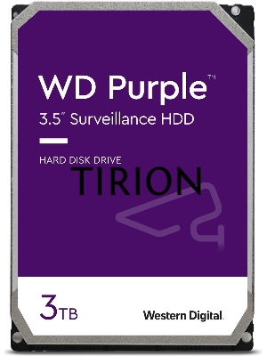 Жесткий диск Western Digital 3TB WD33PURZ SATA-III Surveillance Purple (5400rpm) 256Mb 3.5