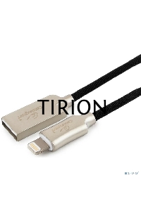 Кабель USB Cablexpert для Apple CC-P-APUSB02Bk-0.5M, MFI, AM/Lightning, серия Platinum, длина 0.5м, черный, блистер