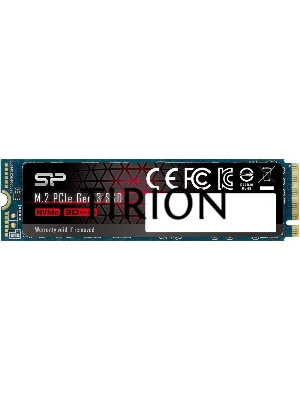 Накопитель SSD 512GB Silicon Power A80, M.2 2280, PCI-E 3x4, [R/W - 3200/2300 MB/s]