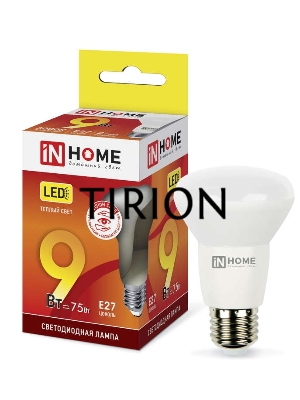 Лампа светодиодная LED-R63-VC 9Вт 230В E27 3000К 810лм IN HOME 4690612024301