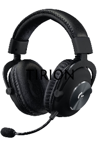 Наушники с микрофоном Logitech G Pro X черный 2м мониторные оголовье (981-000819)