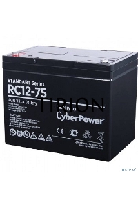 Аккумуляторная батарея SS CyberPower RC 12-75 / 12 В 75 Ач Battery CyberPower Standart series RC 12-75 / 12V 75 Ah