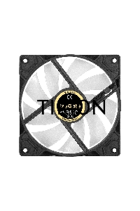 Вентилятор для корпуса ExeGate EX12025H3P4PMY-PWM.ARGB черный, 120 мм, 1800 об/мин, 26 дБ, 4 pin