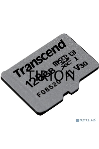 Флеш карта microSD 128GB Transcend microSDXC Class 10 UHS-I U3, V30, A1, (без адаптера), TLC
