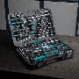 Набор инструментов 76 предметов, 120 зубьев, CrV1/4, 1/2