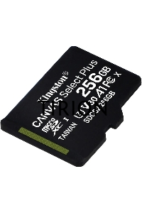 Флеш карта microSDHC 256GB microSDXC Class10 Kingston <SDCS2/256GBSP> UHS-I Canvas Select up to 100MB/s без адапт
