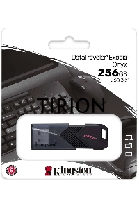 Флеш диск Kingston 256Gb DataTraveler Exodia Onyx DTXON/256GB USB3.2 черный