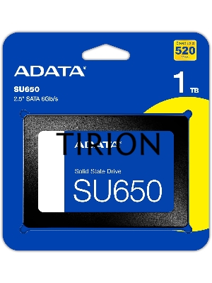 Накопитель SSD ADATA Ultimate SU650, 1Tb, SATA III, 2.5