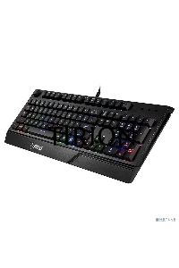Клавиатура MSI VIGOR GK20 RU черный USB Multimedia for gamer LED (подставка для запястий)