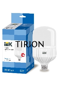 Лампа светодиодная HP 30Вт 230В 6500К E27 ИЭК LLE-HP-30-230-65-E27
