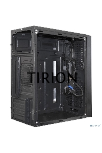 Компьютерный корпус Minitower ExeGate mEVO-9302-RGB (mATX, без БП, 2*USB+1*USB3.0, HD аудио, черный с RGB подсветкой)