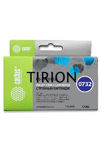 Картридж струйный Cactus CS-EPT0732 голубой (11,4 мл) для Epson Stylus С79/C110/СХ3900/CX4900/CX5900/CX7300/CX8300/CX9300