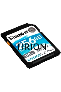 Карта памяти Kingston 256GB SDXC Canvas Go Plus 170R C10 UHS-I U3 V30 EAN: 740617301519