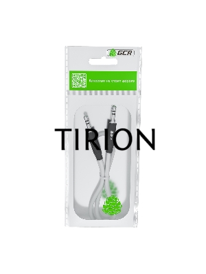 Кабель Greenconnect  1.5m аудио jack 3.5mm/jack 3.5mm белый, AL case черный, M/M