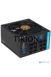 Блок питания Chieftec BDF-1000C, 1000Вт, 80 PLUS Bronze, 140мм, модульный, черный