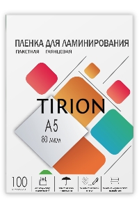 Пленка 154х216 (80 мик) 100 шт./ Пленка для ламинирования A5, 154х216 (80 мкм) глянцевая 100шт, ГЕЛЕОС [LPA5-80]