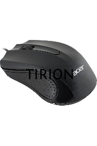 Мышь проводная Acer OMW010 черный, 1200 dpi, USB, кнопки - 3