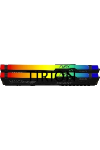 Оперативная память Kingston Fury Beast, DDR5, 16GB (2x8GB), 5600MHz, CL36, с радиаторами, RGB, черный