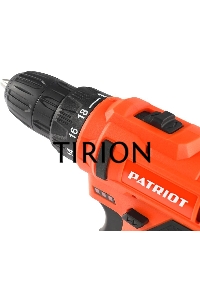 Дрель-шуруповерт Patriot THE ONE BR 117Li Аккумуляторная, Кейс
