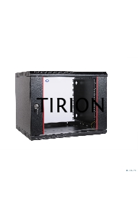 Шкаф телекоммуникационный настенный разборный ЦМО ЭКОНОМ 6U (600 x 350) дверь металл, цвет черный (ШРН-Э-6.350.1-9005)