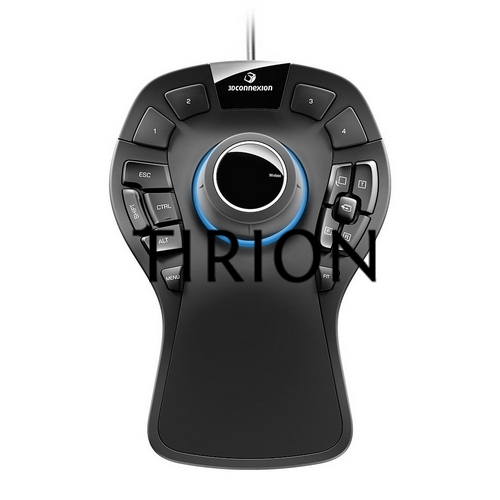 Мышь проводная 3DConnexion SpaceMouse Pro (3DX-700040) черный, 2000 dpi, USB, кнопки - 15