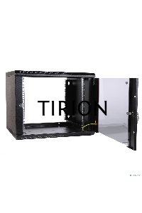 Шкаф телекоммуникационный настенный разборный ЦМО ЭКОНОМ 6U (600 x 350) дверь металл, цвет черный (ШРН-Э-6.350.1-9005)