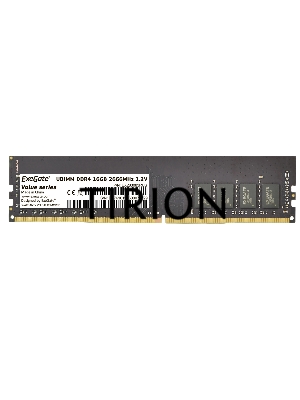 Оперативная память Exegate, DDR4, 16GB (1x16 GB), 2666 MHz, CL19, OEM
