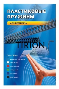 Пружины для переплета пластиковые Office Kit d=8мм 31-50лист A4 белый (100шт) BP2011