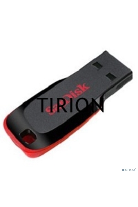 Флеш диск Sandisk 32Gb Cruzer Blade SDCZ50-032G-B35 USB2.0 черный/красный