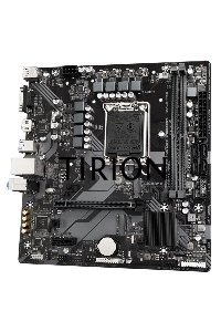 Материнская плата Gigabyte B760M H DDR4, LGA 1700, Intel B760, 2xDDR4, 4xSATA, 2xM.2, 1xPCIe 4.0 x16, 1xPCIe x1, 1xHDMI, 1xVGA, 1x 1Gb LAN, 2xUSB 2.0, 4xUSB 3.2 Gen 1, 3x3.5 мм, 7.1, Micro ATX